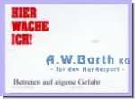 Hier wache ich klein